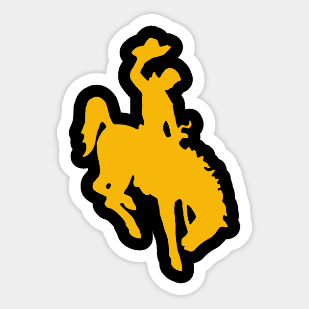 Wyoming 307 Sticker by Madrok